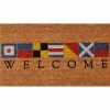 Outlet 👍 Callowaymills Calloway Mills 17 X 29 In. Nautical Welcome Doormat 🛒
