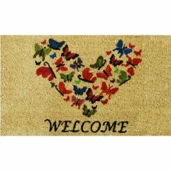 Flash Sale 🔔 Callowaymills Butterfly Welcome Doormat ⌛