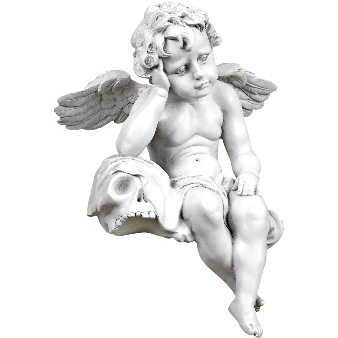 Discount ✔️ Design Toscano Mourning Mortality Cherub 🎉 1 Discount ✔️ Design Toscano Mourning Mortality Cherub 🎉