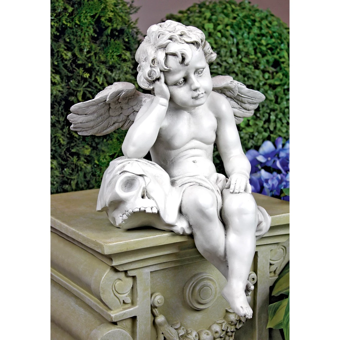 Discount ✔️ Design Toscano Mourning Mortality Cherub 🎉 3 Discount ✔️ Design Toscano Mourning Mortality Cherub 🎉 - Image 3
