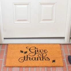 Coupon ✔️ Callowaymills Give Thanks Doormat ⌛ -Patio Garden Garage Shop unnamed file 622