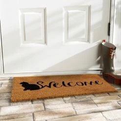 Cheapest 🤩 Callowaymills Calloway Mills 17 X 29 In. Feline Welcome Doormat ❤️ -Patio Garden Garage Shop unnamed file 656