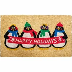 Best reviews of 😀 Callowaymills Holiday Penguins 17 X 29 In. Doormat 😍
