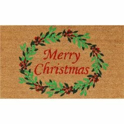 Buy 🔔 Callowaymills 🎄 Christmas Wreath 17 X 29 In. Doormat 🛒