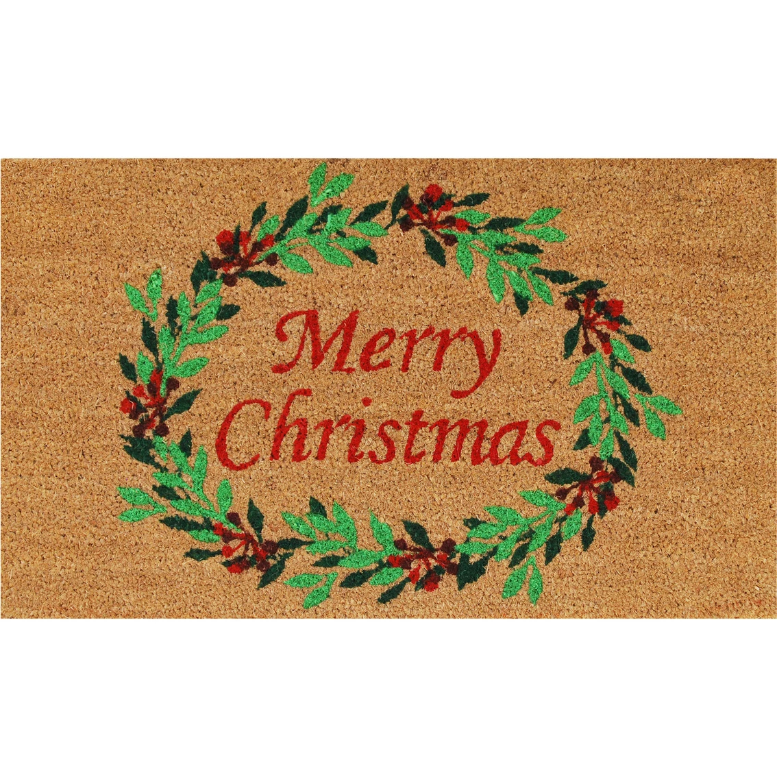 Buy ๐ Callowaymills ๐ Christmas Wreath 17 X 29 In. Doormat ๐ 1 Buy ๐ Callowaymills ๐ Christmas Wreath 17 X 29 In. Doormat ๐