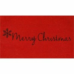 Best reviews of 👍 Callowaymills Red Merry ❄ Christmas Doormat 💯