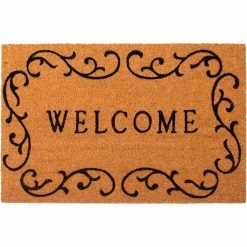 Cheap 😍 Callowaymills Calloway Mills Welcome Curlicue 24 In. X 36 In. Doormat 😀