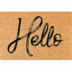Best deal 😀 Callowaymills Calloway Mills 24 X 36 In. Canty Hello Natural Doormat 👏