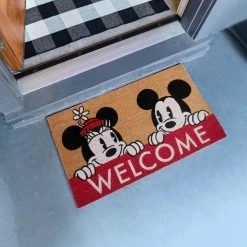 Best Sale 🌟 Disney Mickey Mouse Coir Hi And Welcome 2 Pk. 🥰 -Patio Garden Garage Shop unnamed file 798