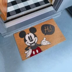 Best Sale 🌟 Disney Mickey Mouse Coir Hi And Welcome 2 Pk. 🥰 -Patio Garden Garage Shop unnamed file 799