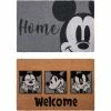 Budget 🎉 Disney Mickey Coir Welcome Mat 2 Pk., Gray 💯