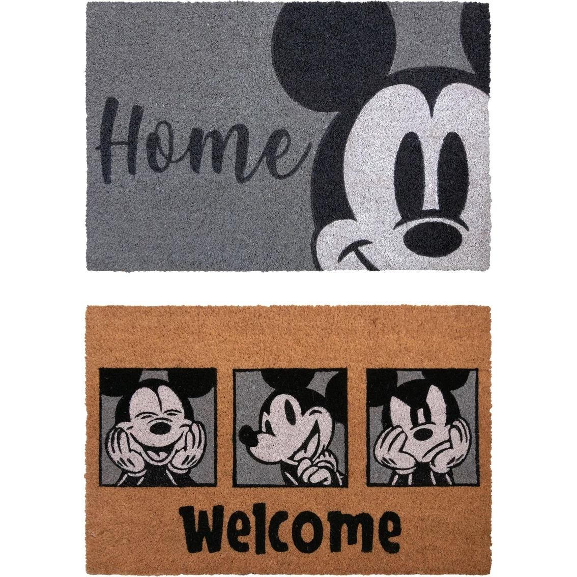 Budget ๐ Disney Mickey Coir Welcome Mat 2 Pk., Gray ๐ฏ 1 Budget ๐ Disney Mickey Coir Welcome Mat 2 Pk., Gray ๐ฏ