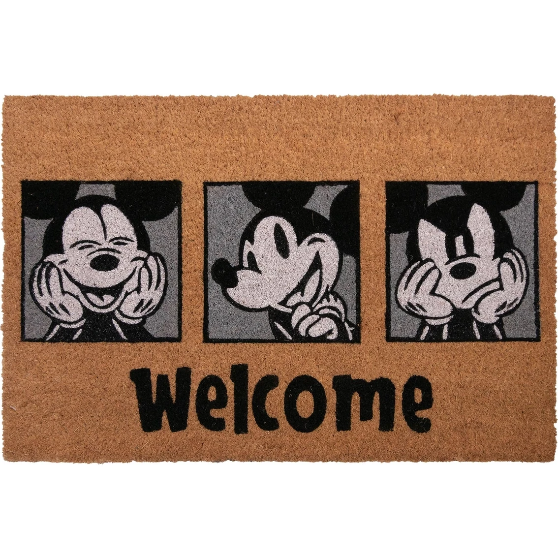 Budget ๐ Disney Mickey Coir Welcome Mat 2 Pk., Gray ๐ฏ 2 Budget ๐ Disney Mickey Coir Welcome Mat 2 Pk., Gray ๐ฏ - Image 2