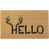 Wholesale 🎁 Callowaymills Calloway Mills 17 X 29 In. Antler Hello Doormat ⭐