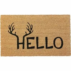 Wholesale 🎁 Callowaymills Calloway Mills 17 X 29 In. Antler Hello Doormat ⭐