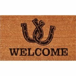 Budget ❤️ Callowaymills Calloway Mills 17 X 29 In. Horseshoe Welcome Doormat 😀
