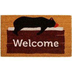 Outlet ✔️ Callowaymills Calloway Mills Lazy Bear 17 X 29 In. Welcome Doormat 🥰