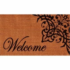 Promo 😀 Callowaymills Calloway Mills Scroll Welcome 17 In. X 29 In. Doormat ✨
