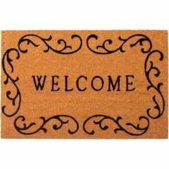Top 10 ⌛ Callowaymills Calloway Mills Welcome Curlicue 17 X 29 In. Doormat 🎉