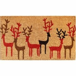Hot Sale 😍 Callowaymills Calloway Mills 🎁 Christmas Deer 17 X 29 In. Doormat 😀