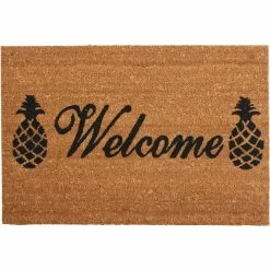Outlet 🥰 Callowaymills Welcome Pineapples Doormat 17 X 29 In. 🥰