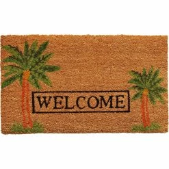 Discount 🧨 Callowaymills Palm Welcome Doormat 17 X 29 In. 🎉