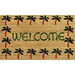 Best reviews of 😀 Callowaymills Palm Tree Border Welcome Doormat 17 X 29 In. 🛒