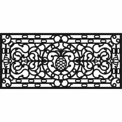 Outlet 🔔 Callowaymills Calloway Mills Pineapple Heritage Rubber Doormat 18 X 30 In. 👍 -Patio Garden Garage Shop unnamed file 889