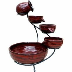 Best deal 😍 Smart Living Lava Wrap Ceramic Solar Fountain 🎁