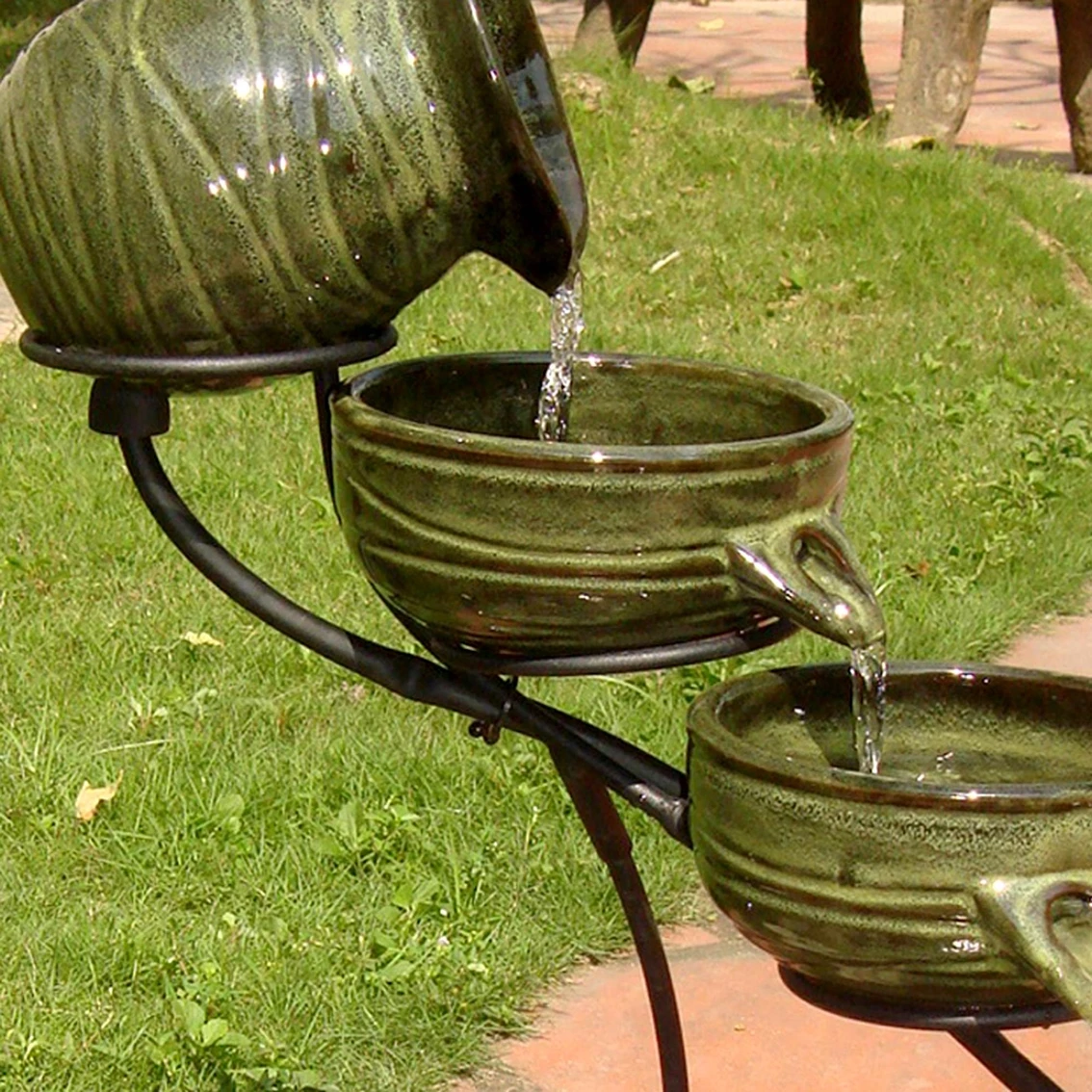 Cheapest ๐ Smart Living Bamboo Ceramic Solar Fountain โจ 2 Cheapest ๐ Smart Living Bamboo Ceramic Solar Fountain โจ - Image 2