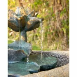 Hot Sale ⭐ Alpine Lotus Rock LED Fountain ⌛ -Patio Garden Garage Shop unnamed file 988