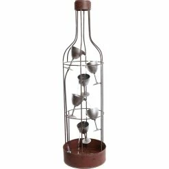 Cheapest ⌛ Alpine Bottle Shaped Fountain With Tiering Wine Glasses 👍